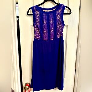 Royal Blue Business Casual Dress - Size S